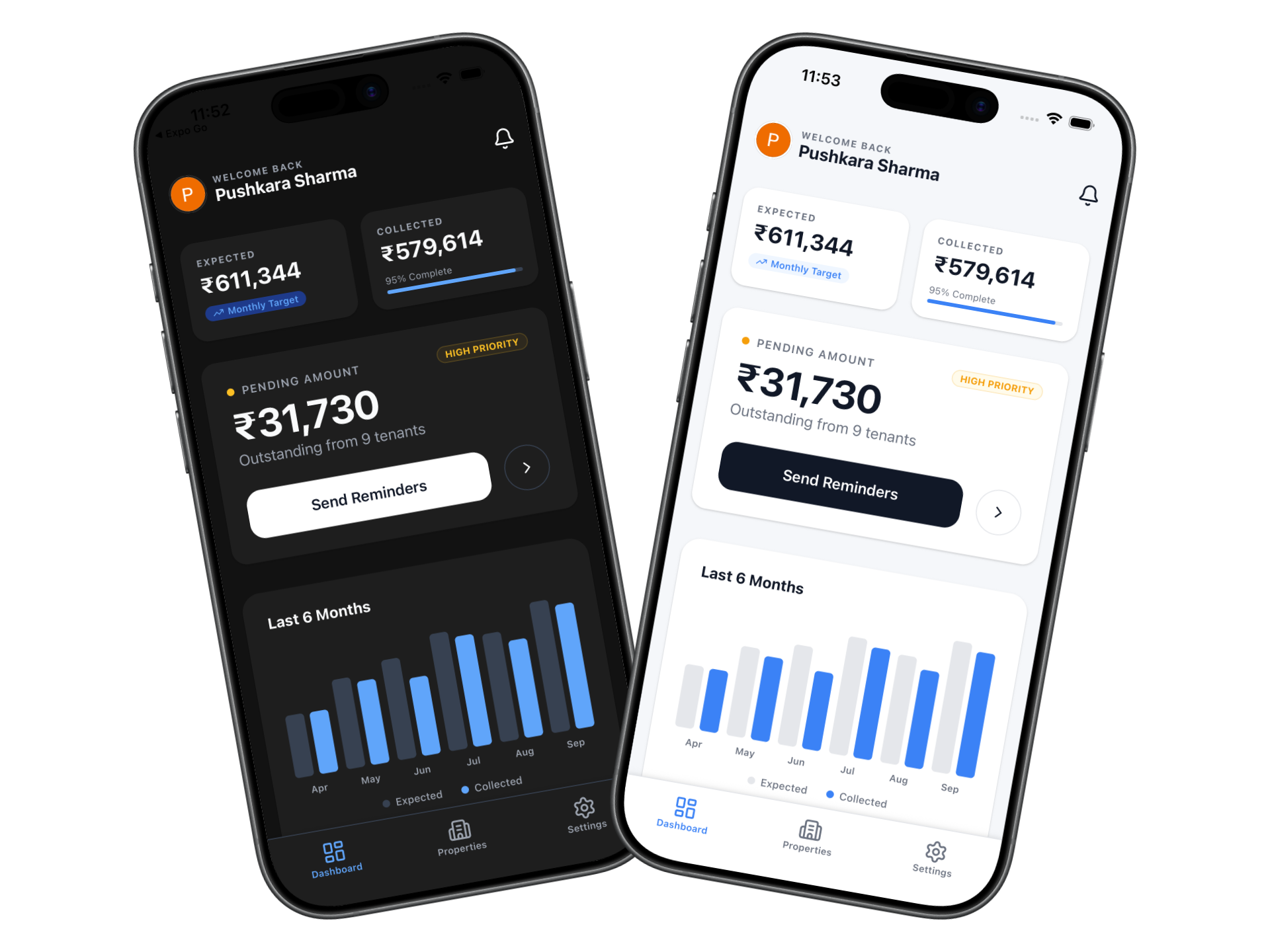 RentVelo dark mode placeholder